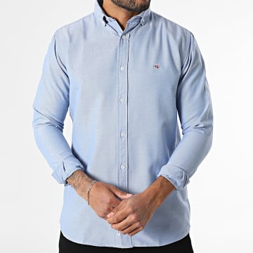 Geographical Norway - Chemise Manches Longues 432 Bleu Clair