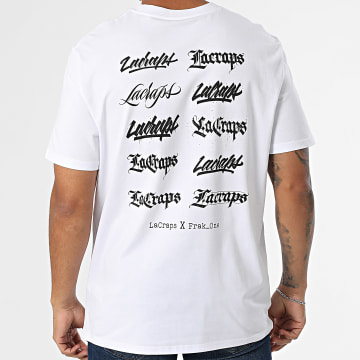 Lacraps - Lacraps X Frak_One Maglietta oversize grande Bianco