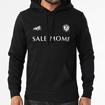 Sale Môme Paris - Sudadera Con Capucha FC Conejo Negra Blanca