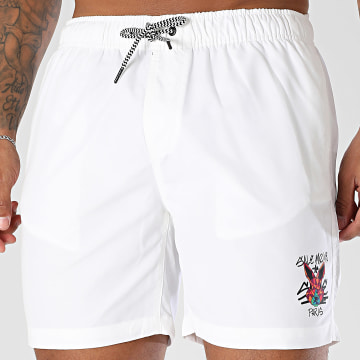 Sale Môme Paris - Short De Bain Geomedrips Lapin Blanc