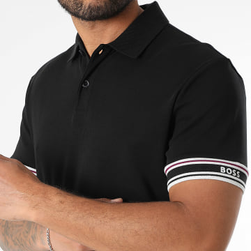 BOSS - Polo Manches Courtes Slim Zone 50544448 Noir