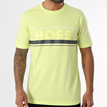 BOSS - Tee Shirt Iconic Zone 50550113 Lime green - Ryses