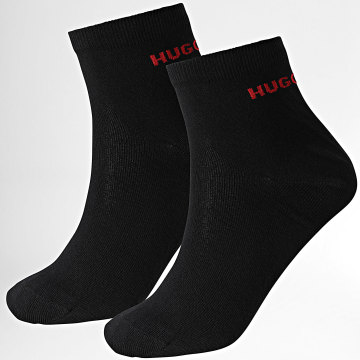 HUGO - Lot De 2 Paires De Chaussettes Logo 50516396 Noir