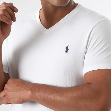 Polo Ralph Lauren - Original Player V-Neck T-Shirt Weiß