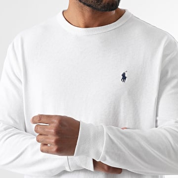 Polo Ralph Lauren - Tee Shirt Manches Longues Original Player Blanc