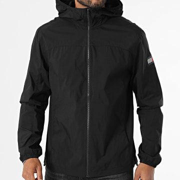 Tommy Jeans - Windjack Ritssluiting Kap 1669 Reflecterend Zwart