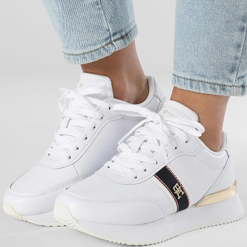 Tommy Hilfiger - Baskets Femme Webbing Runner 8904 White
