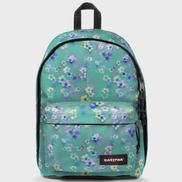 Eastpak - Sac A Dos Out Of Office EK000767 Vert Clair Bleu Violet Floral