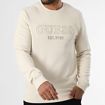 Guess - Sweat Crewneck Slim M5YQ08-KCN01 Beige