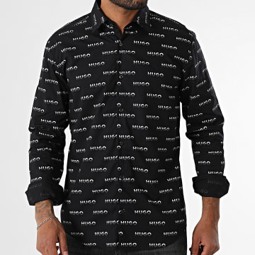 BOSS Long Sleeve Slim Shirt Ermo 50545349 Black Ryses