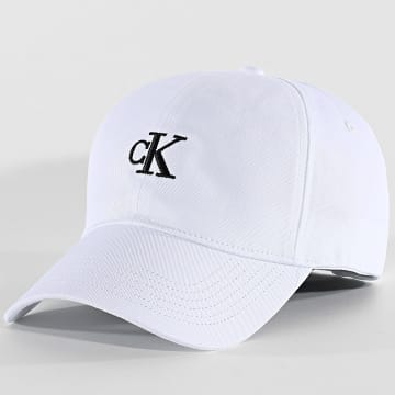Calvin Klein - Casquette Embroidered Monogram 5024 Blanc