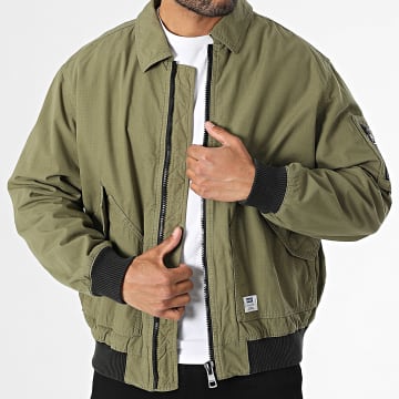 Hugo Blue - Biero 252 Zip-Jacke 50534489 Khaki-Grün