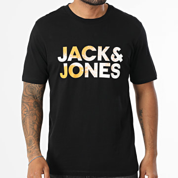 Jack And Jones - Tee Shirt Distressed Negro