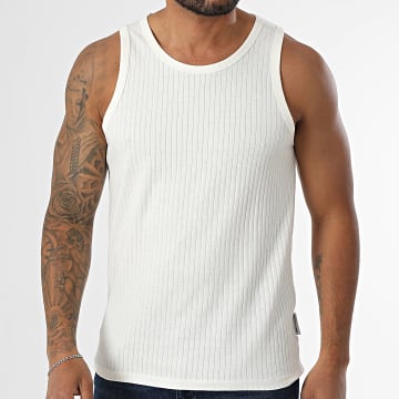 Jack And Jones - Débardeur Côtelé Infinity Beige Clair