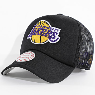 Mitchell and Ness - Hidden Los Angeles Lakers Trucker Cap HT11408 Zwart Grijs