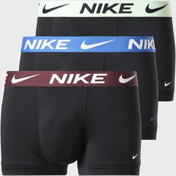 Nike - 3-pack Essential Micro Boxers KE1156 Zwart Lichtgeel Koningsblauw Bordeaux