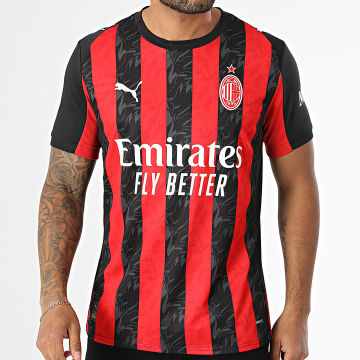 Puma - Maillot De Foot ACM Home Jersey Replica 779962 Rouge Noir