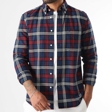 Tommy Hilfiger - Chemise Manches Longues Regular Fit Heritage Oxford 9681 Bleu Marine