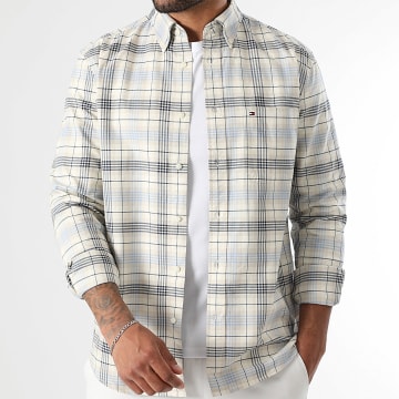 Tommy Hilfiger - Chemise Manches Longues Regular Fit Heritage Oxford 9681 Beige