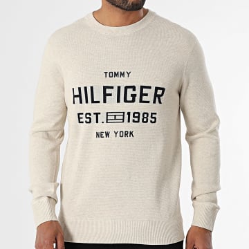 Tommy Hilfiger - Sweat Crewneck Athleisure 9533 Beige Chiné