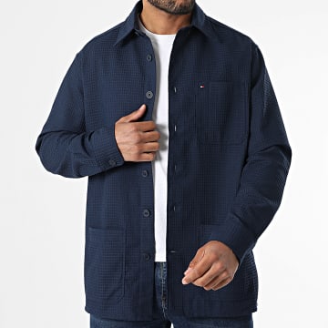 Tommy Hilfiger - Sobrecamisa relaxed fit waffle 0535 Azul marino