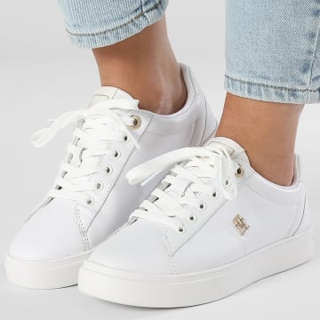 Tommy Hilfiger - Baskets Femme Essential Elevated Court 9073 White