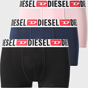 Diesel - Damien 00ST3V Negro Azul Marino Rosa Boxer Juego De 3