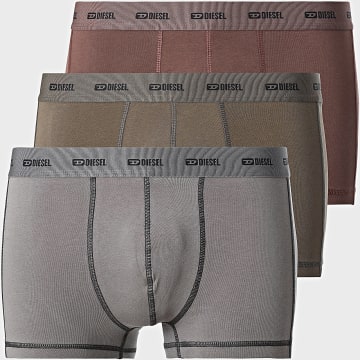 Diesel - Damien Boxer Juego De 3 A17832-0IKBK Gris Marrón Verde Caqui