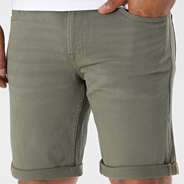Jack And Jones - Ethan Icon Trick Jean Shorts Khaki Verde