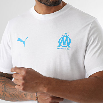 Puma - Tee Shirt OM Football Essentiel 781570 Blanc