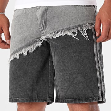 Uniplay - Short Jean 314 Gris Noir