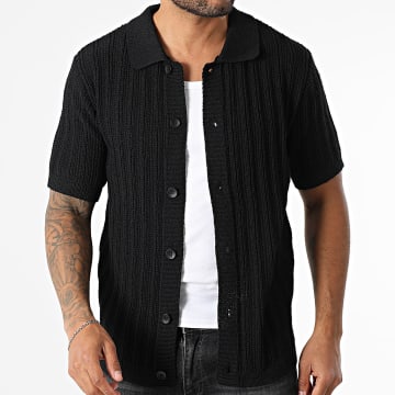 Frilivin - 8DZ Mesh Camisa Manga Corta Negro