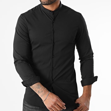 Frilivin - Camicia sottile a maniche lunghe 229 nero