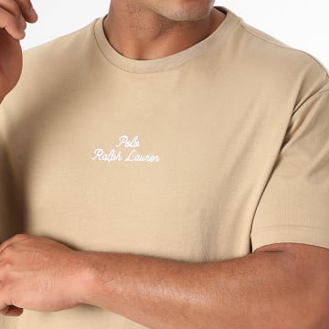 Polo Ralph Lauren - Tee Shirt Classic Fit Logo Embroidery Beige