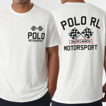 Polo Sport Ralph Lauren - Tee Shirt Oversize Polo Motorsport Blanc