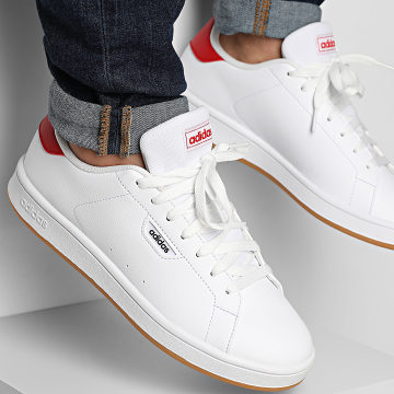 Adidas Sportswear - Baskets Urban Court JQ0522 Footwear White Core Black Better Scarlet