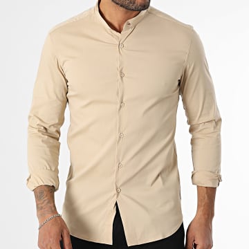 Frilivin - Chemise Manches Longues 229 Beige Foncé