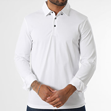 Frilivin - Polo Manches Longues 408 Blanc