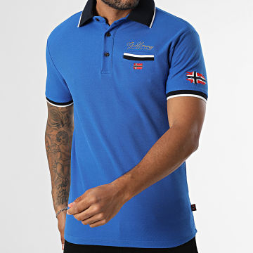 Geographical Norway - Polo Manches Courtes 657 Bleu Roi