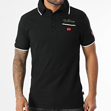 Geographical Norway - Polo Manches Courtes 655 Noir