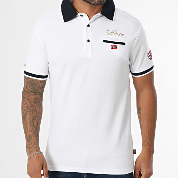Geographical Norway - Polo Manches Courtes 656 Blanc