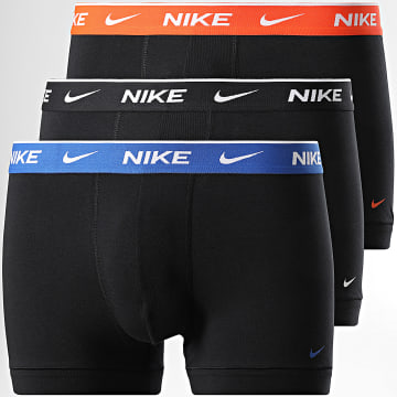 Nike - 3er-Pack Boxershorts KE1008 Schwarz Königsblau Orange