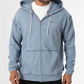 Tommy Hilfiger - 3511 Felpa con cappuccio e zip blu scuro