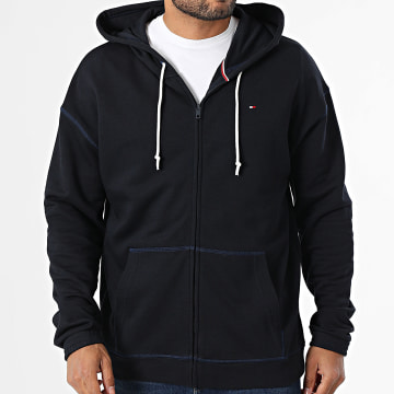 Tommy Hilfiger - Sweat Capuche Zippé 3511 Bleu Marine