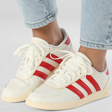 Adidas Sportswear - Baskets Femme Breaknet Sleek J JQ3052 Off White Better Scarlet Warm Vanilla