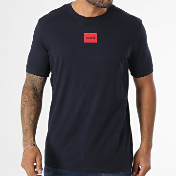 HUGO - Tee Shirt Diragolino 212 50447978 Bleu Marine