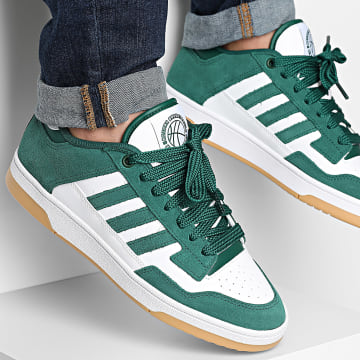 Adidas Sportswear - Baskets Rapid Court Low JR1009 Core Green Footwear White Gum 3