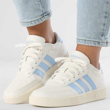 Adidas Sportswear - Baskets Femme Breaknet 3.0 JQ6055 Core White Glow Blue Off White