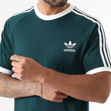 Adidas Originals - Tee Shirt A Bandes 3 Stripes JY1374 Vert Bouteille