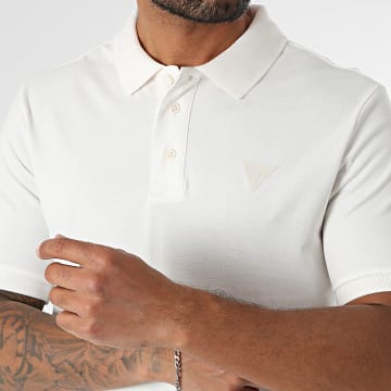 Guess - Polo Manches Courtes Z5YP02-K9WF1 Beige Clair